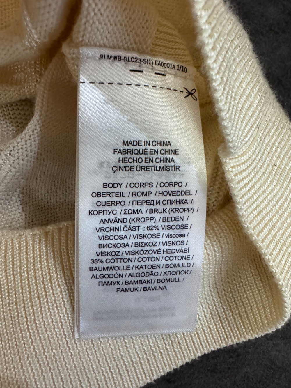 Women Ralph Lauren Cream Belting Equestrian Short Sleeve Summer sweater top XL - Picture 8 of 8